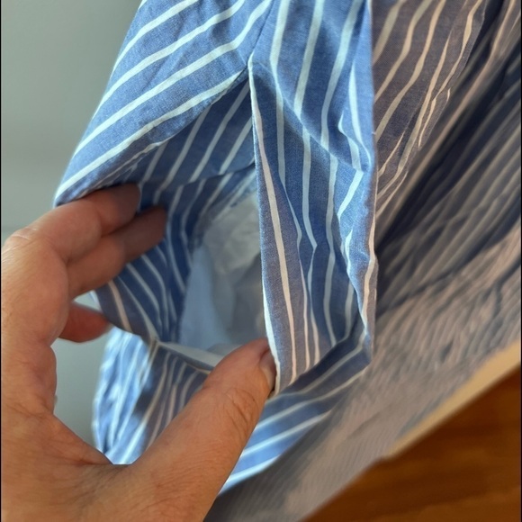 Loft Outlet Blue & White Stripe Maxi Dress - Picture 4 of 16